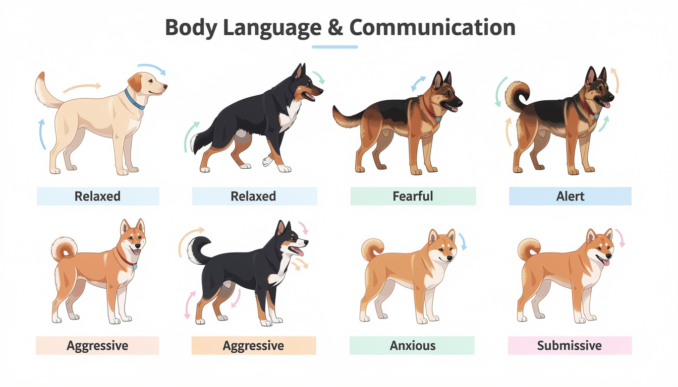 Comprendre le langage corporel de votre chien pour mieux communiquer 2 apprenez à décoder le langage corporel de votre chien pour améliorer la communication et renforcer votre lien avec votre compagnon à quatre pattes.